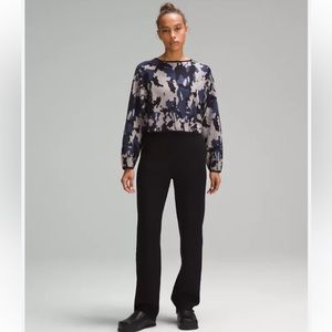 NWT🖤Lululemon Lab Merino Wool Knit Oversized Crop Sweater XL